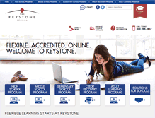 Tablet Screenshot of keystoneschoolonline.com