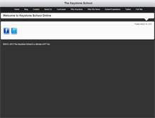 Tablet Screenshot of m.keystoneschoolonline.com